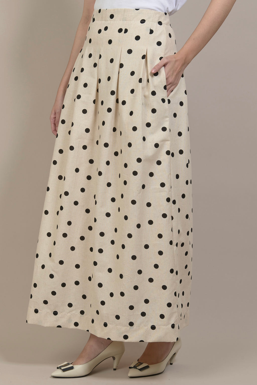 POLKA LINO SKIRT
