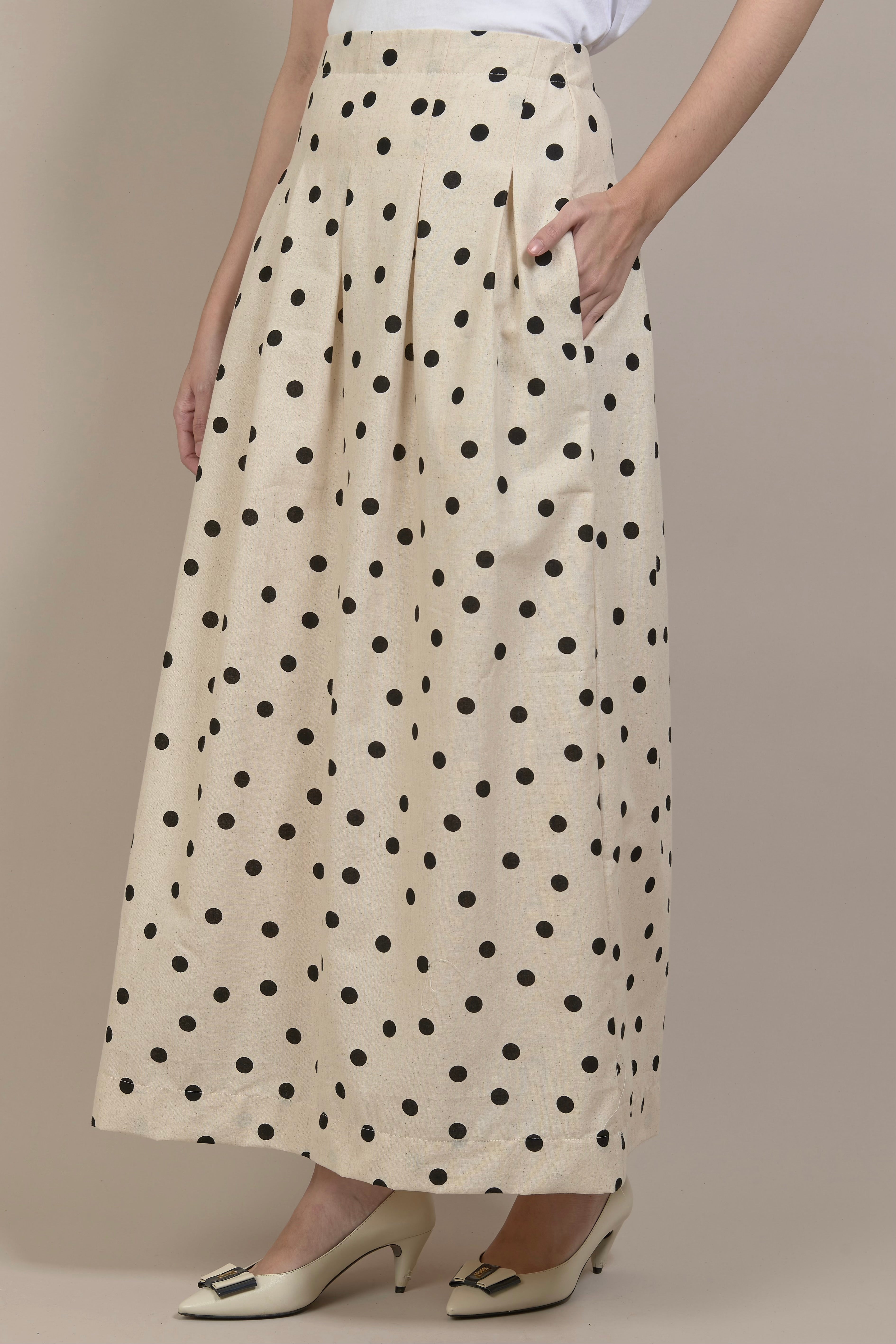 POLKA LINO SKIRT