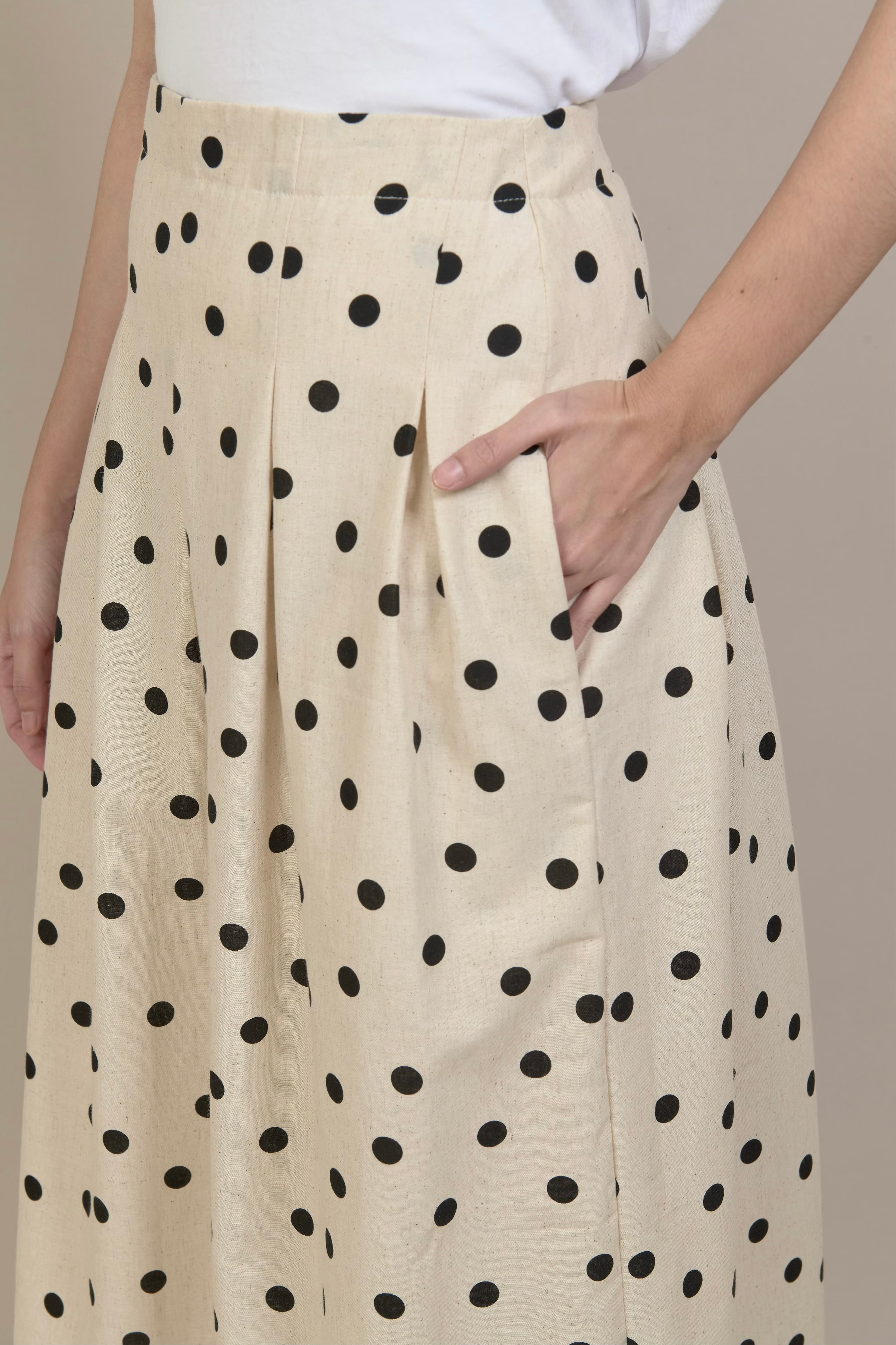 POLKA LINO SKIRT